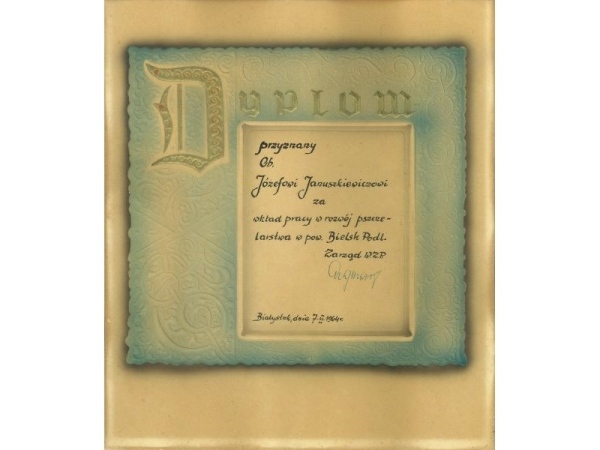 Dyplom 1964.06.07