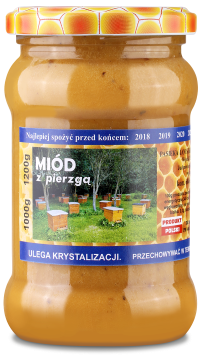 Miód z pierzgą